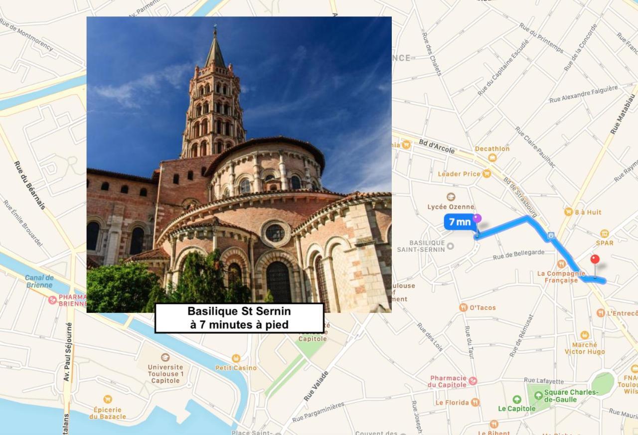 Le Victor Hugo - Studio Avec Parking # Hypercentre Apartamento Toulouse Exterior foto